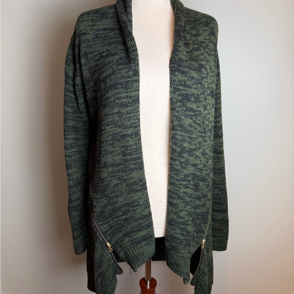 Emily Rose Olive Knit Cardigan